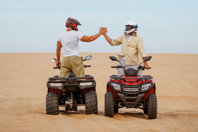 Makadi Bay: 2-Hour Quad Bike Sea and Desert Tour