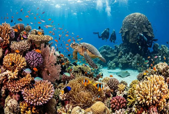 Best coral reef diving sites in red sea
